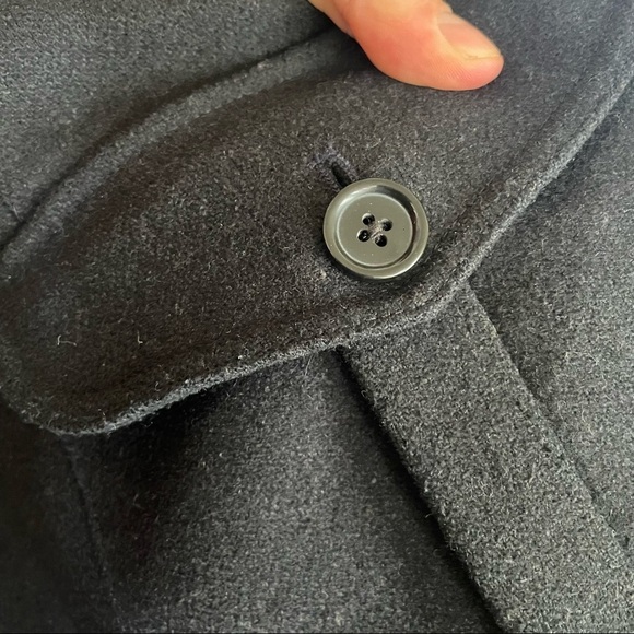 Daniele Alessandrini Wool Blend Military Jacket Black Men’s Size Medium - Picture 11 of 15